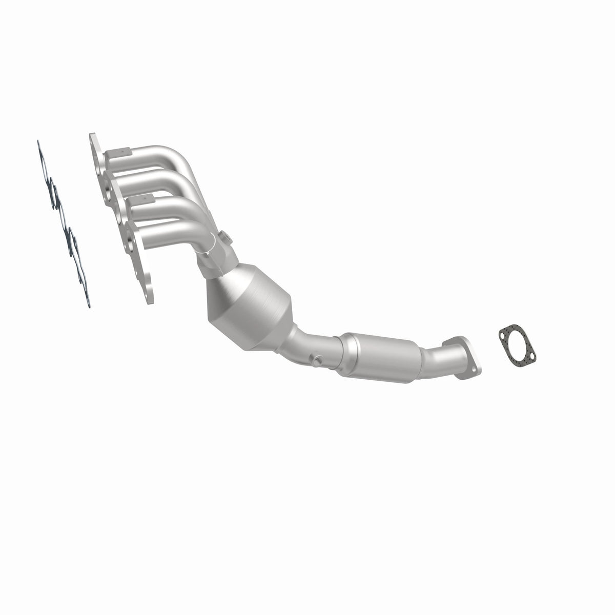 Catalytic Converter with Integrated Exhaust Manifold for HM Grade Federal / EPA Compliant Direct-Fit Manifold Catalytic