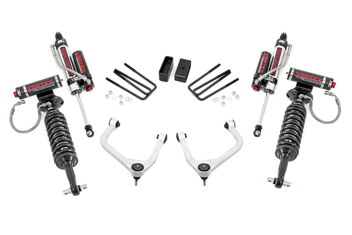 Fits Chevy Silverado 1500 2WD/4WD (2019-2024) 3.5 Inch Lift Kit; Vertex; 29550
