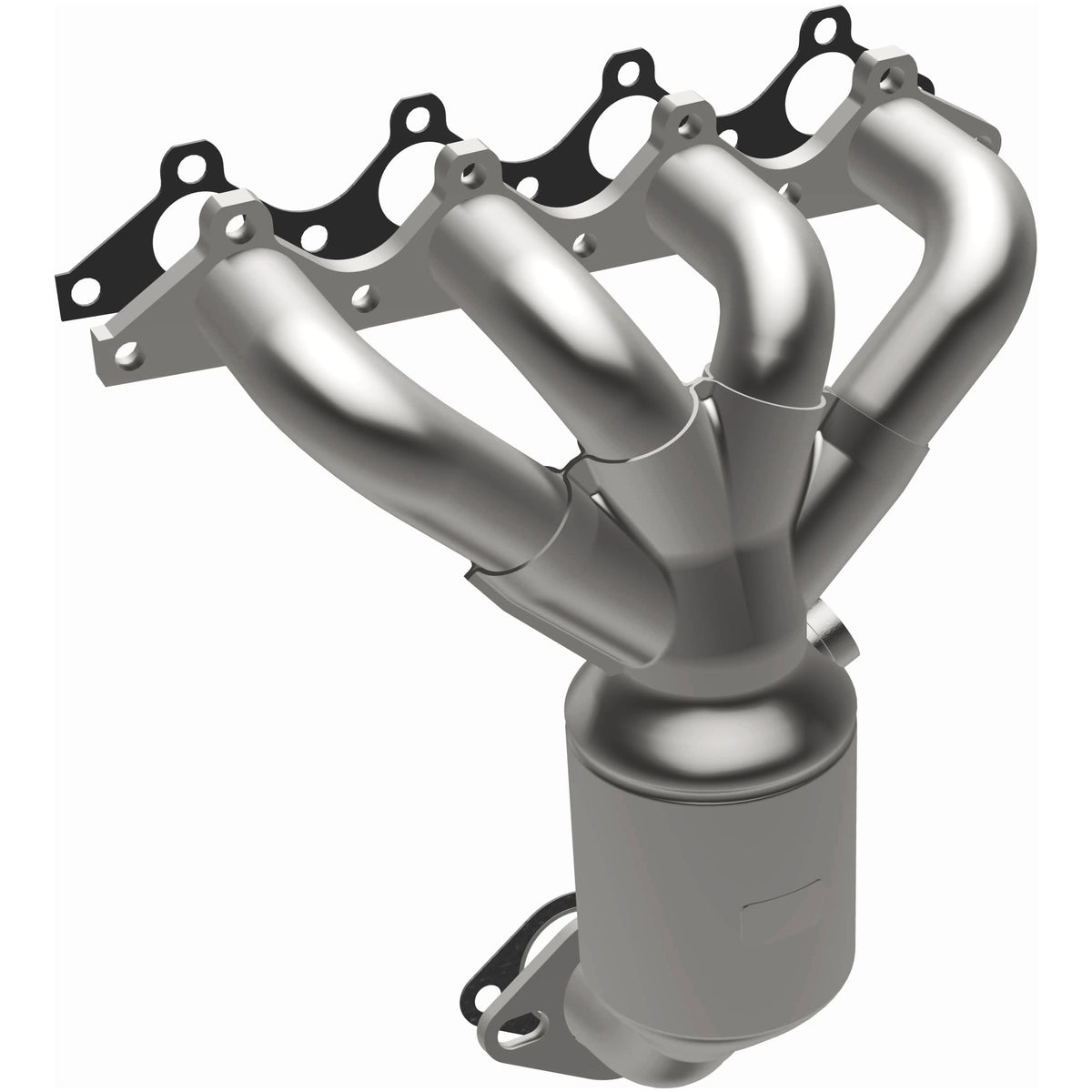 Catalytic Converter with Integrated Exhaust Manifold for HM Grade Federal / EPA Compliant Direct-Fit Manifold Catalytic
