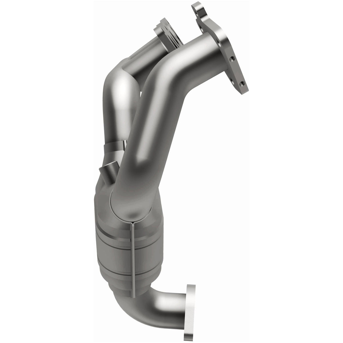 Catalytic Converter with Integrated Exhaust Manifold for HM Grade Federal / EPA Compliant Direct-Fit Manifold Catalytic