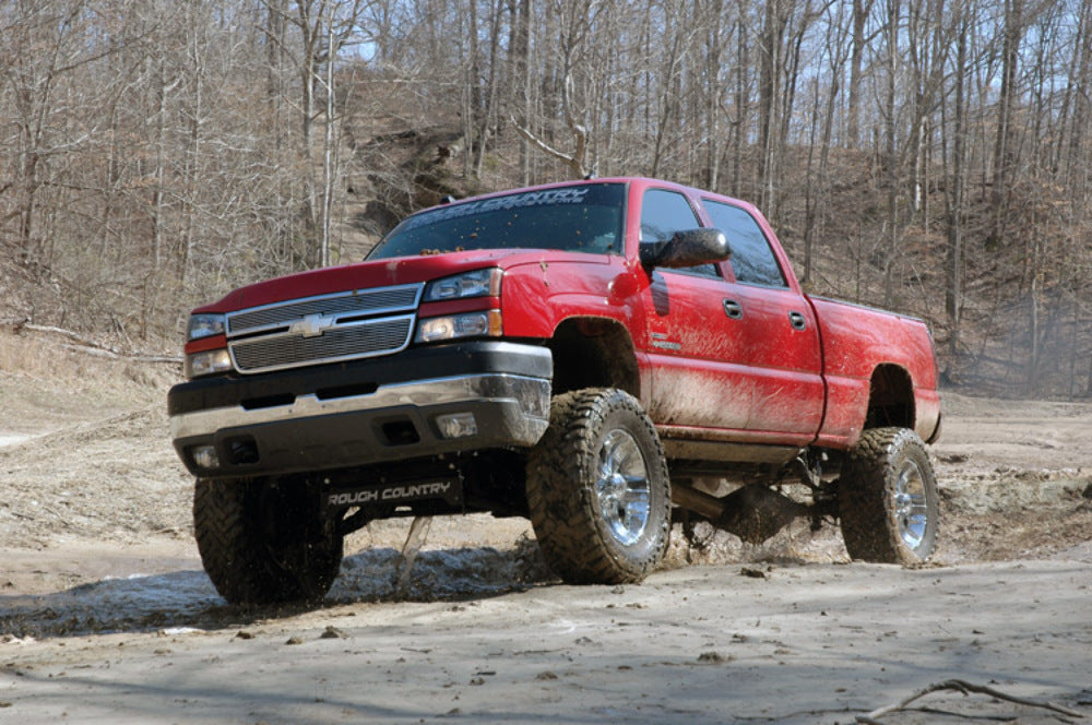 Fits Chevy Silverado & GMC Sierra 2500HD 4WD (2001-2010) 6 Inch Lift Kit; 29730A