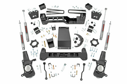 Fits Chevy Silverado & GMC Sierra 2500HD 4WD (2001-2010) 6 Inch Lift Kit; 29730A