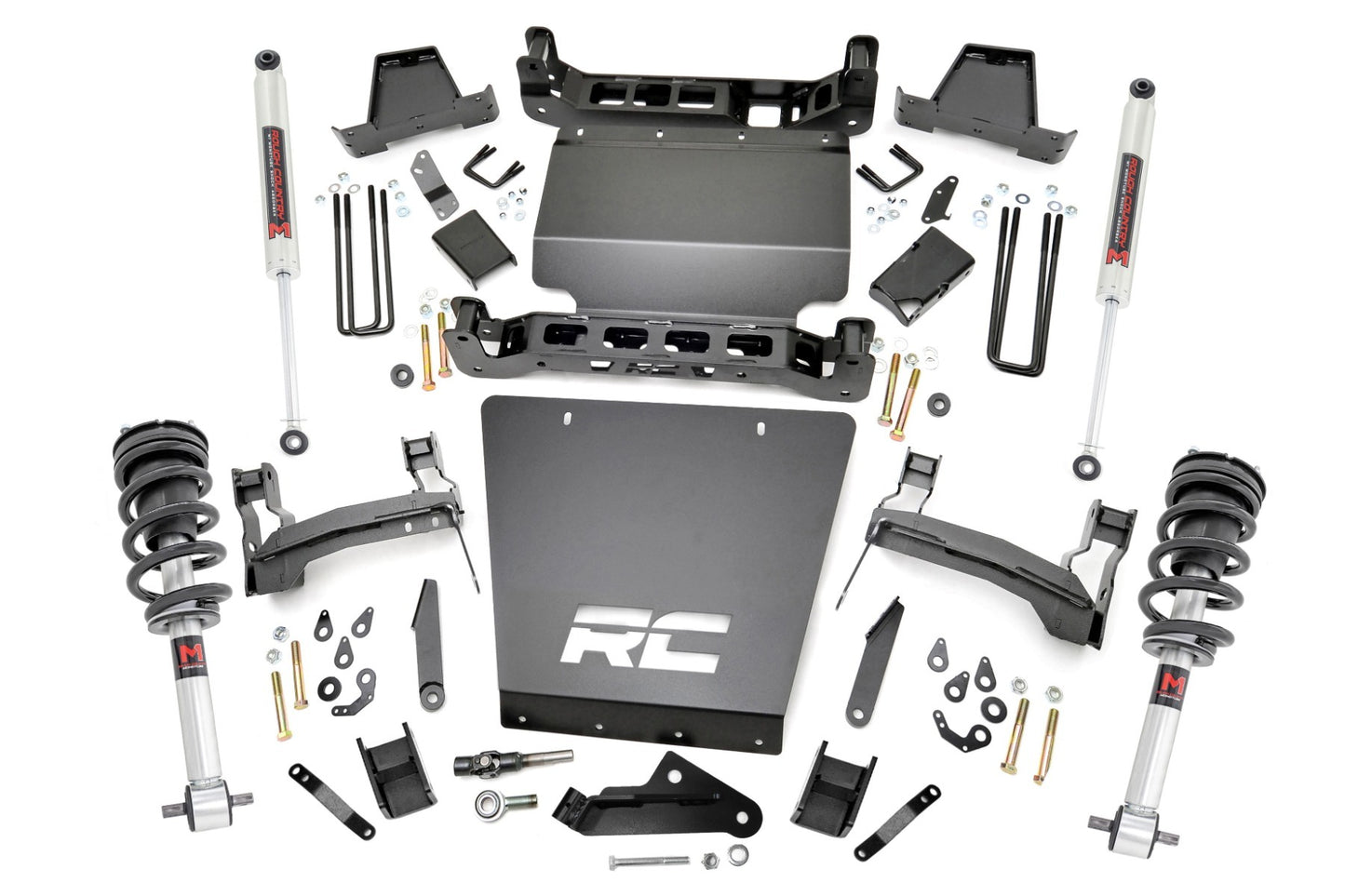Fits Chevy/GMC 1500 (14-16) 7 Inch Lift Kit; Bracket; M1 Struts/M1; 29840
