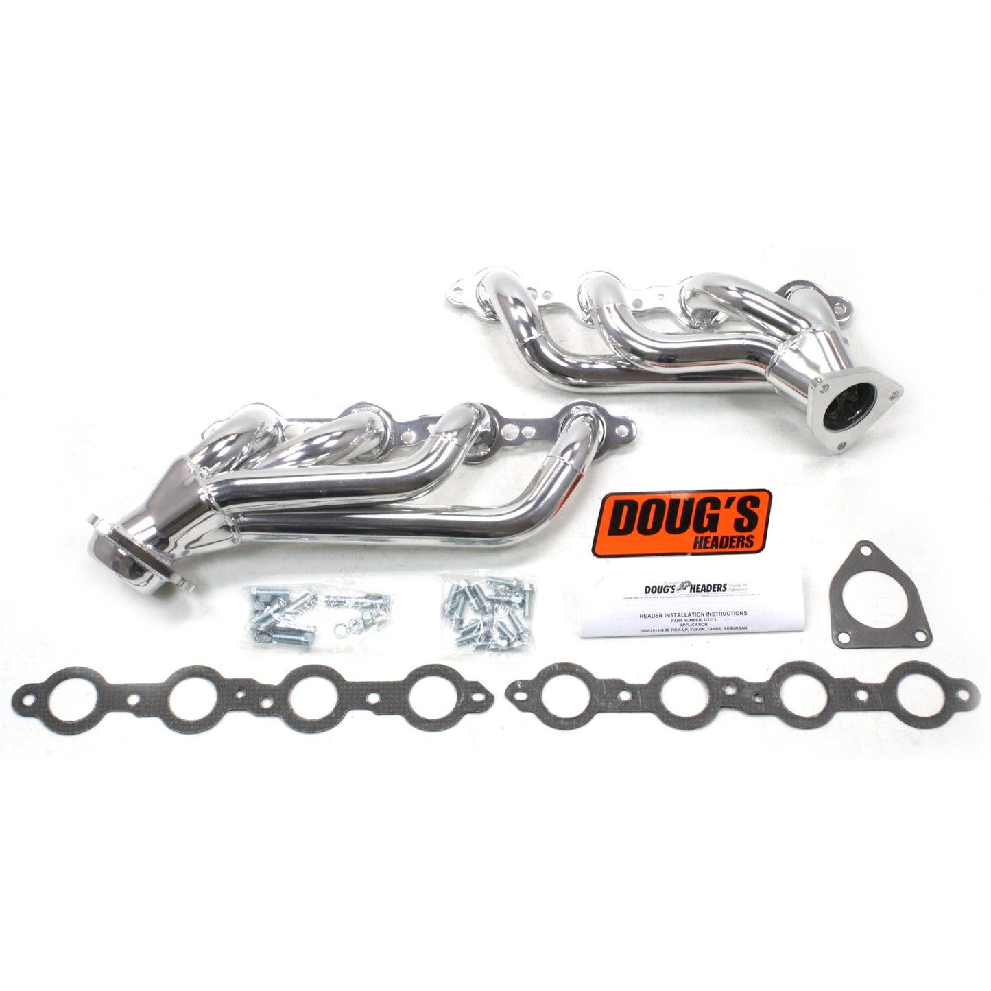 Headers for Emissions Legal Header 02-13 GM Truck 4.8-5.3L LS W/O EGR D3373