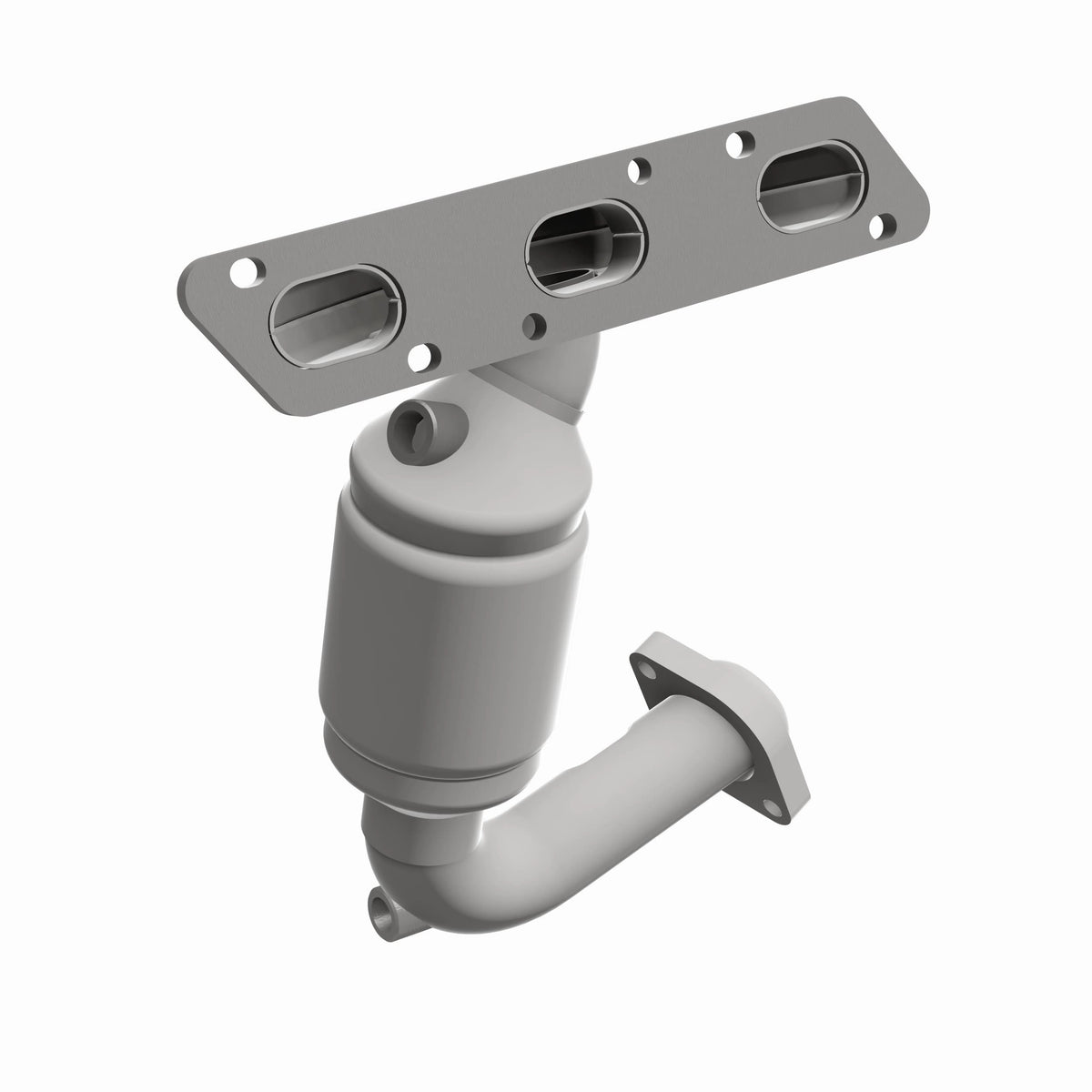 Catalytic Converter with Integrated Exhaust Manifold for HM Grade Federal / EPA Compliant Direct-Fit Manifold Catalytic