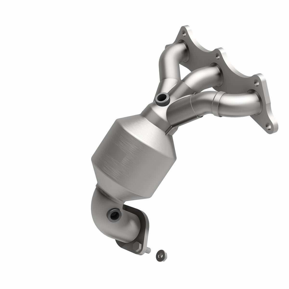 Catalytic Converter with Integrated Exhaust Manifold for HM Grade Federal / EPA Compliant Direct-Fit Manifold Catalytic
