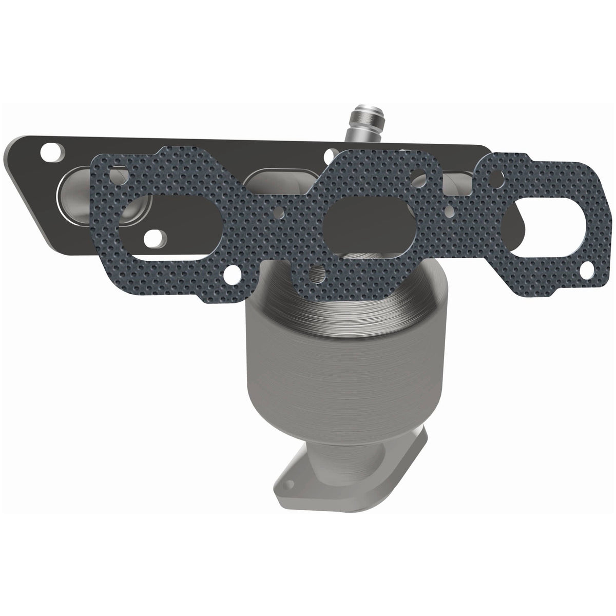 Catalytic Converter with Integrated Exhaust Manifold for HM Grade Federal / EPA Compliant Direct-Fit Manifold Catalytic