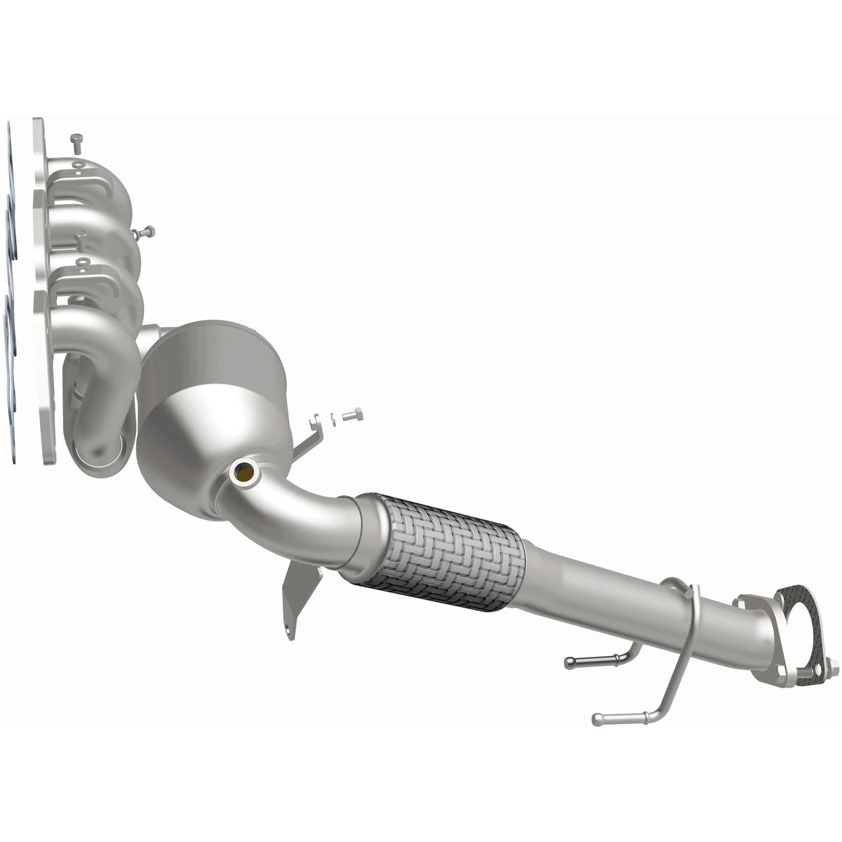Catalytic Converter with Integrated Exhaust Manifold for 2019-2023 Ford Transit Connect 2.0L OEM Grade Federal / EPA Com