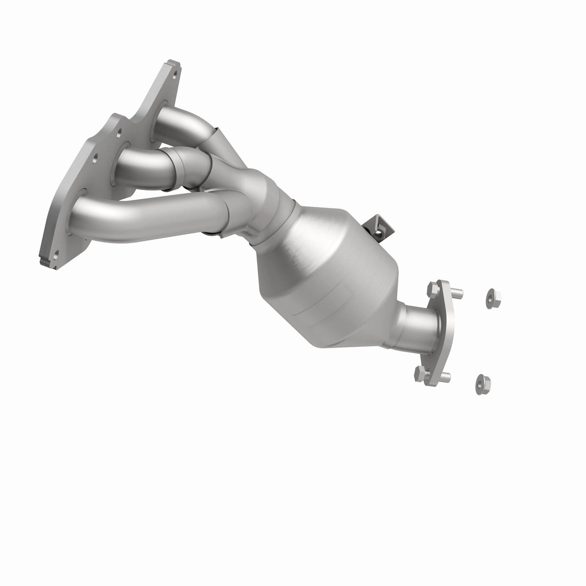 Catalytic Converter with Integrated Exhaust Manifold for HM Grade Federal / EPA Compliant Direct-Fit Manifold Catalytic