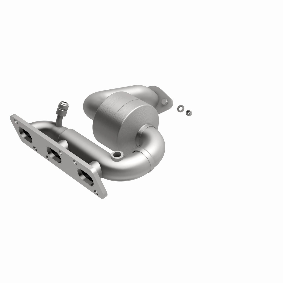 Catalytic Converter with Integrated Exhaust Manifold for HM Grade Federal / EPA Compliant Direct-Fit Manifold Catalytic