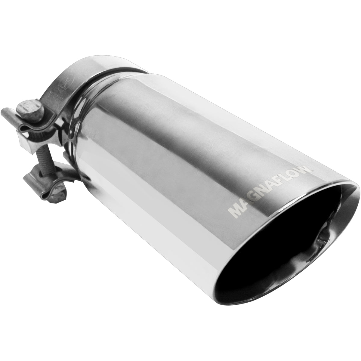 Exhaust Tail Pipe Tip for 3.5in. Round Polished Exhaust Tip MagnaFlow 35211