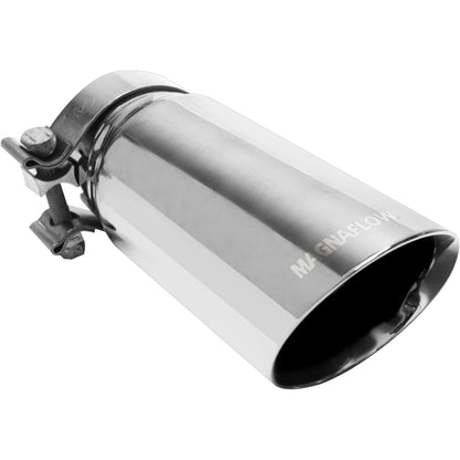 Exhaust Tail Pipe Tip for 3.5in. Round Polished Exhaust Tip MagnaFlow 35211