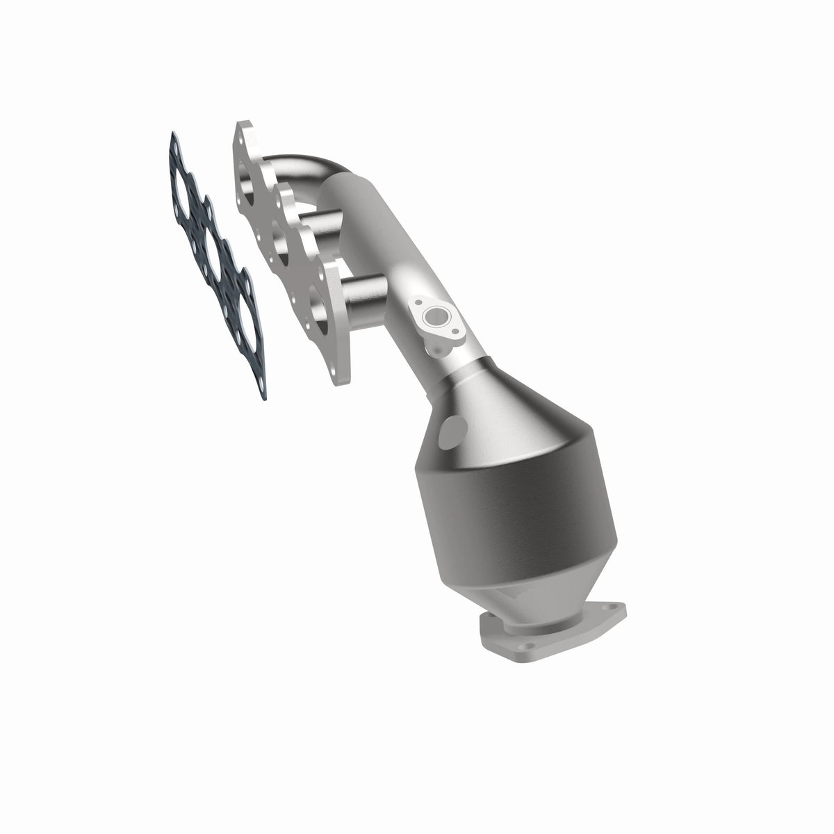 Catalytic Converter with Integrated Exhaust Manifold for HM Grade Federal / EPA Compliant Direct-Fit Manifold Catalytic