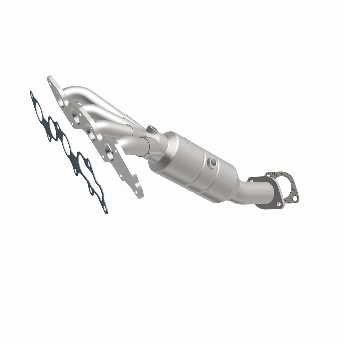 Catalytic Converter with Integrated Exhaust Manifold for HM Grade Federal / EPA Compliant Direct-Fit Manifold Catalytic