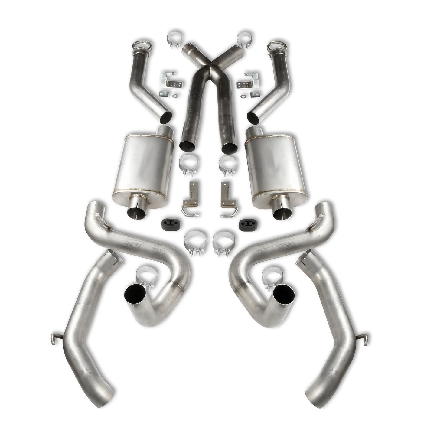 Header-Back Exhaust Kit for 70-81 Camaro/Firebird LS Swap Stainless Steel DES104