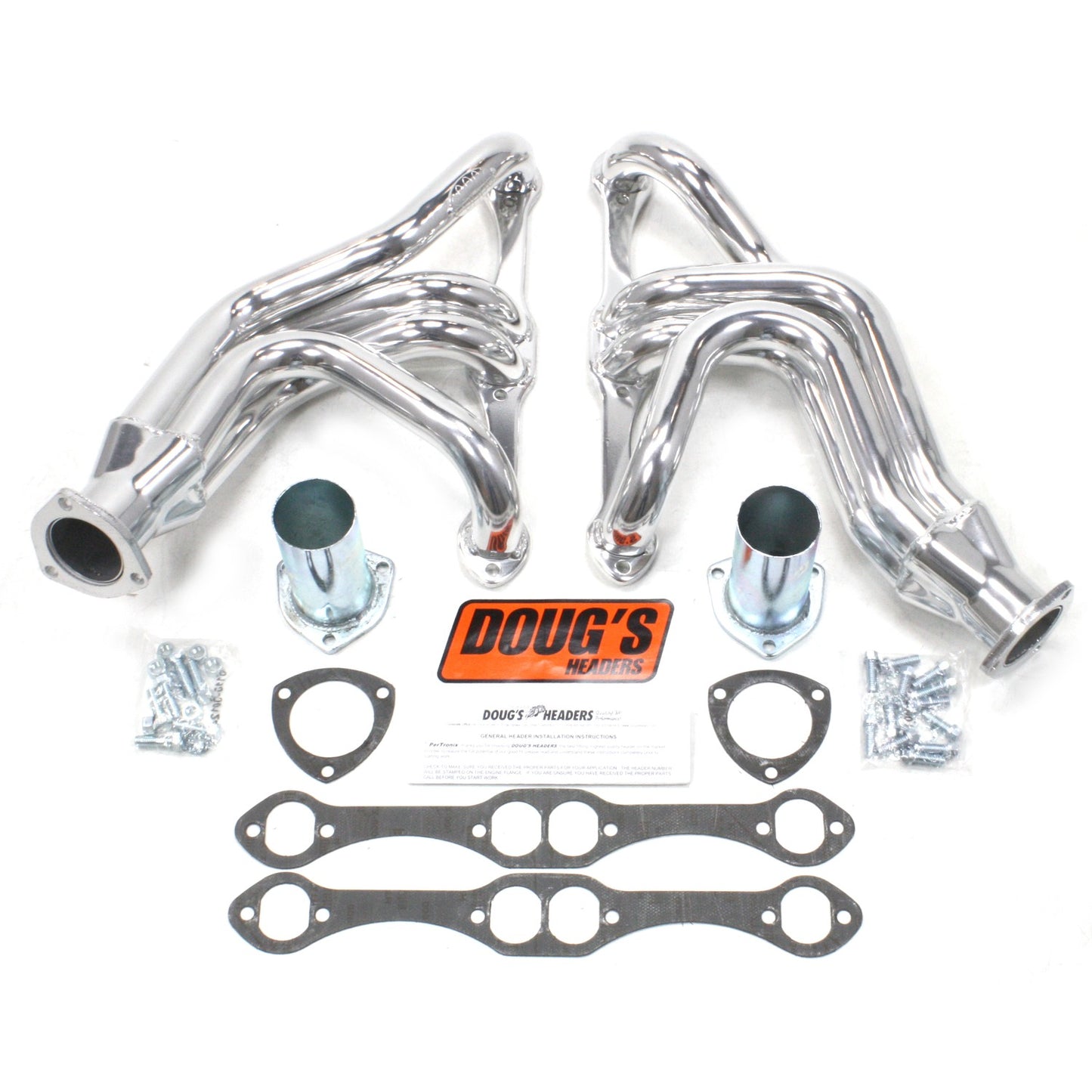 Mid-Length Headers for 55-57 Chevy 265-400 SBC 1-5/8in Primary D356