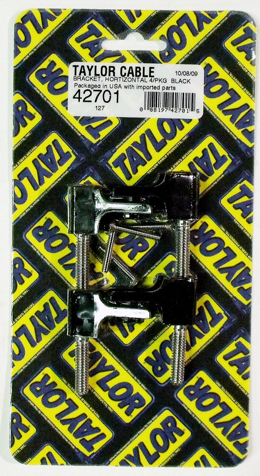 Spark Plug Wire Holder 4 Black 42701