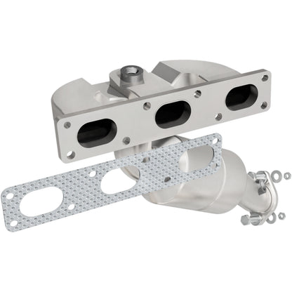 Catalytic Converter with Integrated Exhaust Manifold for HM Grade Federal / EPA Compliant Direct-Fit Manifold Catalytic