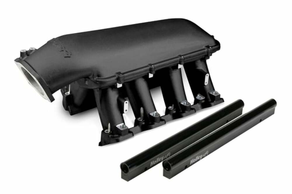 Holley Hi-Ram Intake - Black - 300-116BK