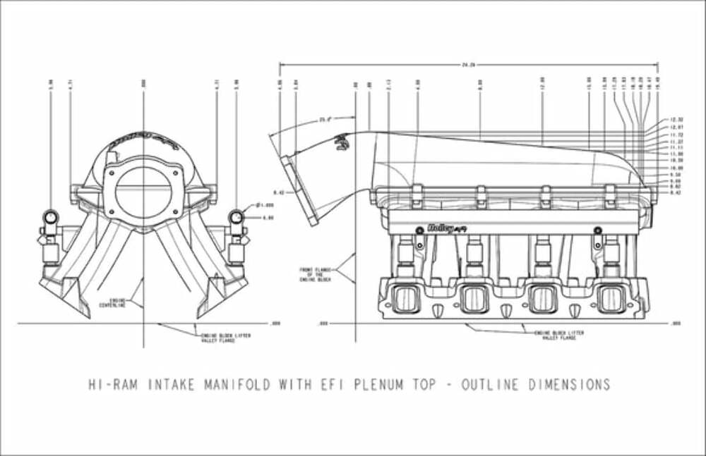 Holley 300-122 LS HI-Ram EFI Manifold