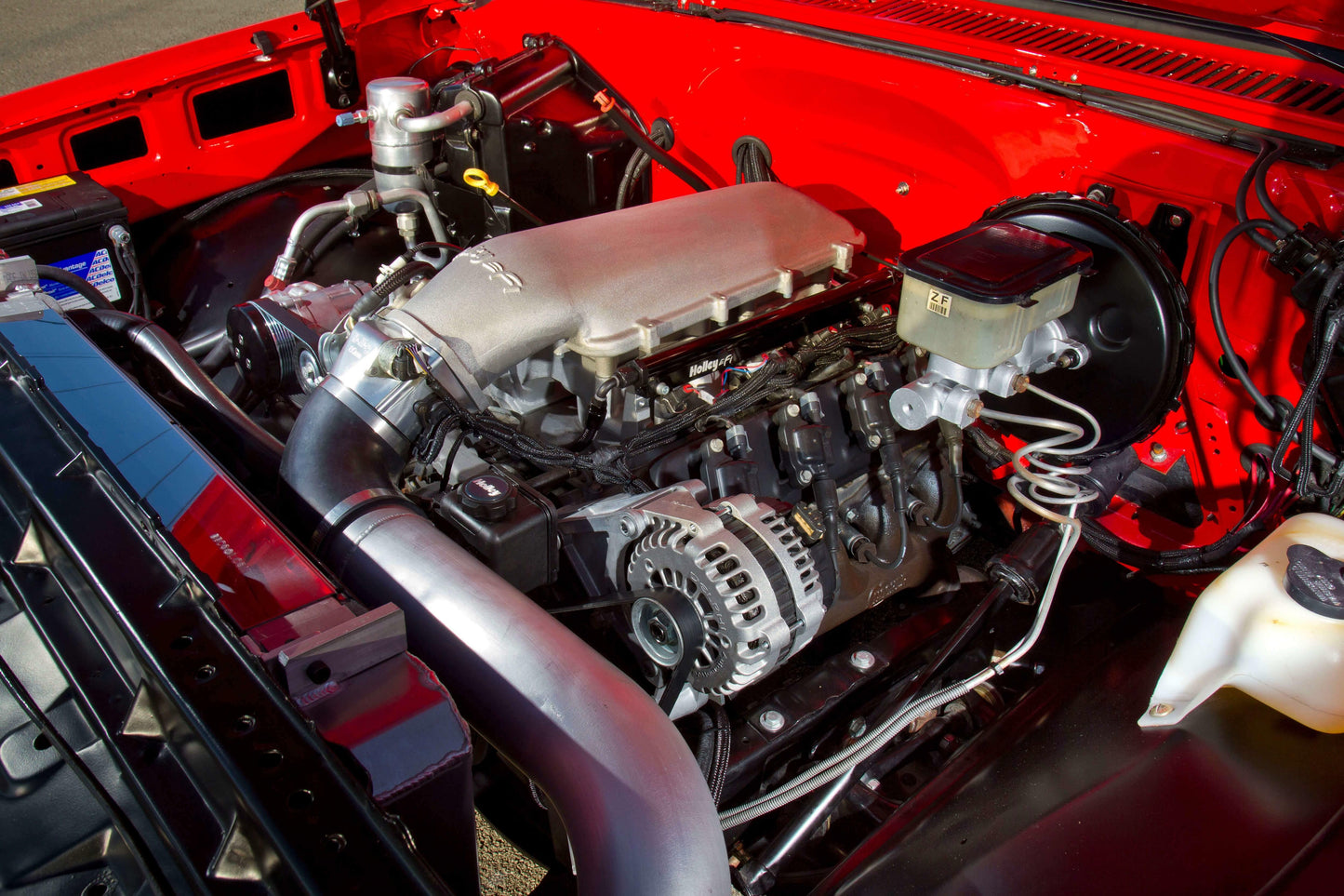 Holley Mid-Rise Intake - GM LS1/LS2/LS6 w/ 105mm Top - 300-127
