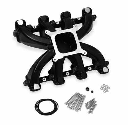 Holley Single Plane Intake - GM LS1/LS2/LS6 - Black - 300-132BK