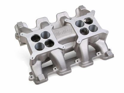 Holley LS Carbureted Manifold 2x4 Dual Plane LS3/L92 - 300-133