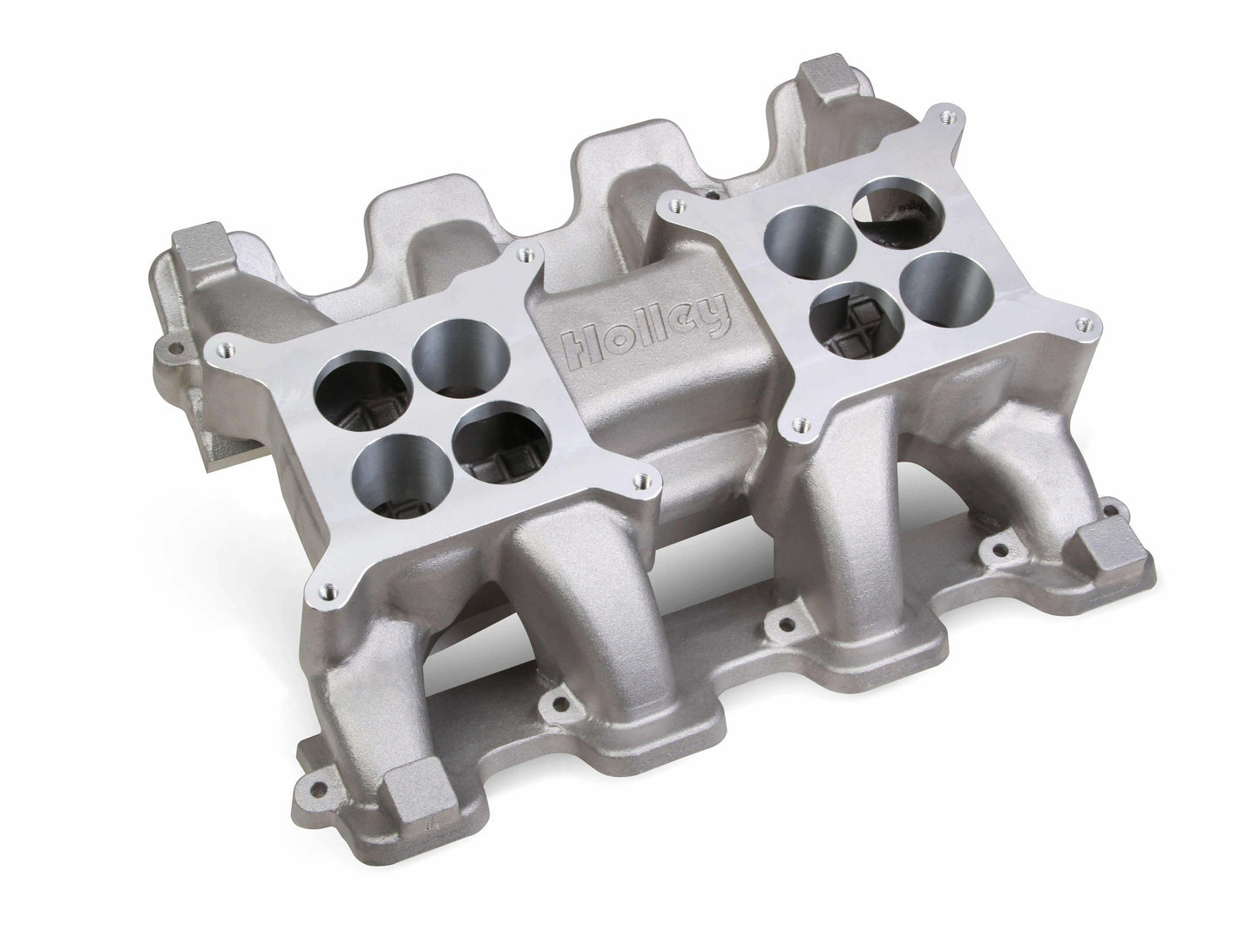 Holley LS Carbureted Manifold 2x4 Dual Plane LS3/L92 - 300-133
