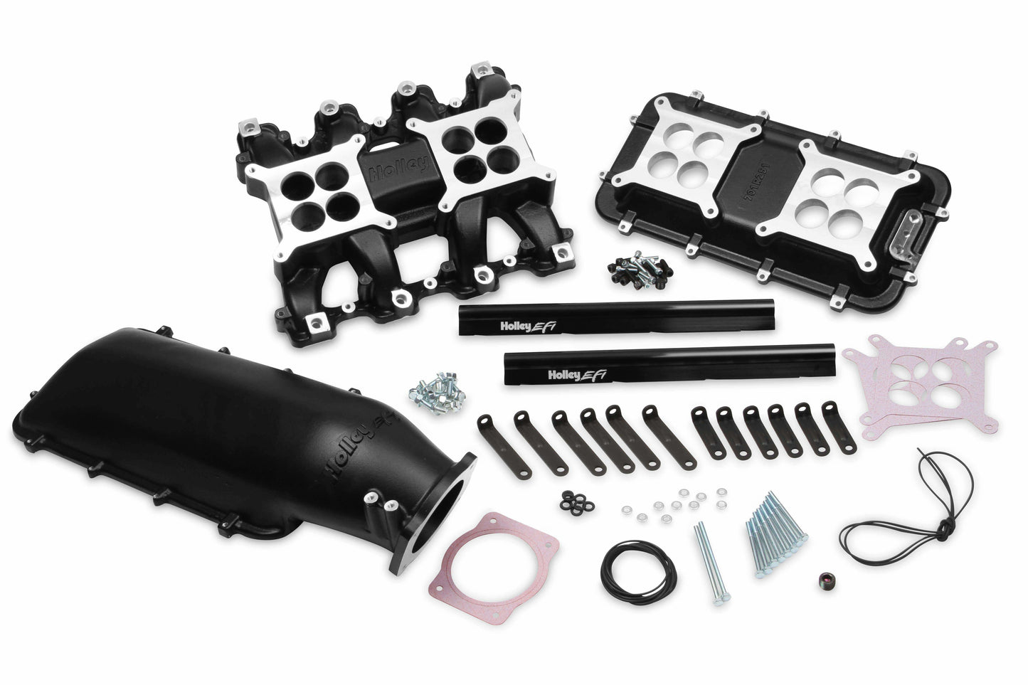 Holley Mid-Rise Intake - GM LS3/L92 w/ 92mm Top - Black - 300-135BK