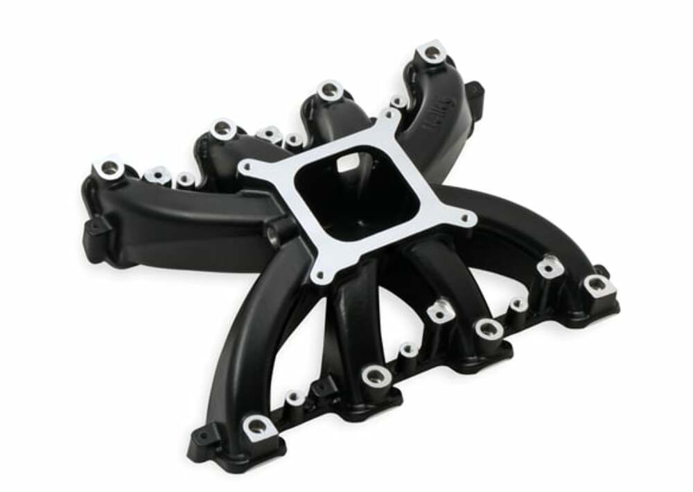 Holley Single Plane EFI Intake - GM LS3/L92 - Black - 300-136BK