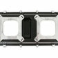 Holley Hi-Ram Intake Plenum Top Only - 2 x 4150 - Flat Black Finish 300-207BK-2