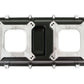 Holley Hi-Ram Intake Plenum Top Only, 2 x 4150- Black Finish - 300-207BK