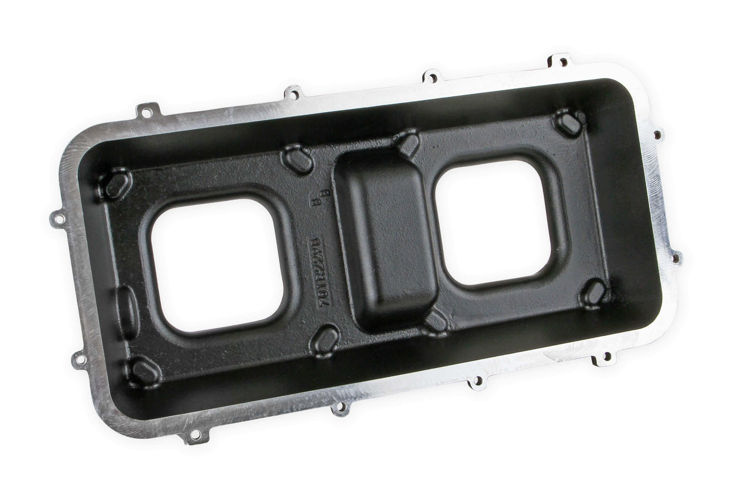 Holley Hi-Ram Intake Plenum Top Only, 2 x 4150- Black Finish - 300-207BK