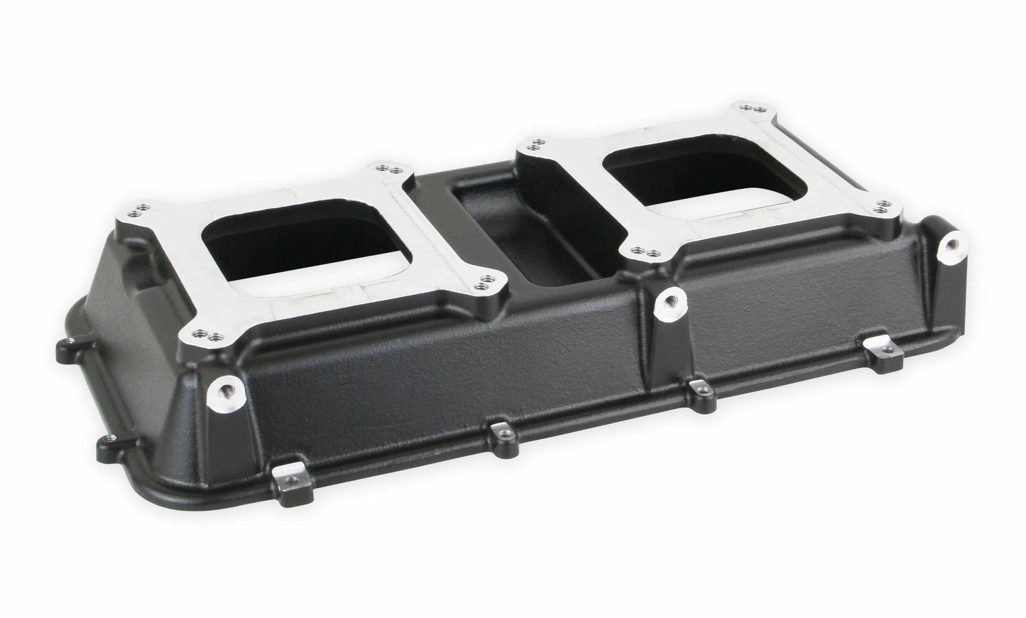 Holley Hi-Ram Intake Plenum Top Only, 2 x 4150- Black Finish - 300-207BK
