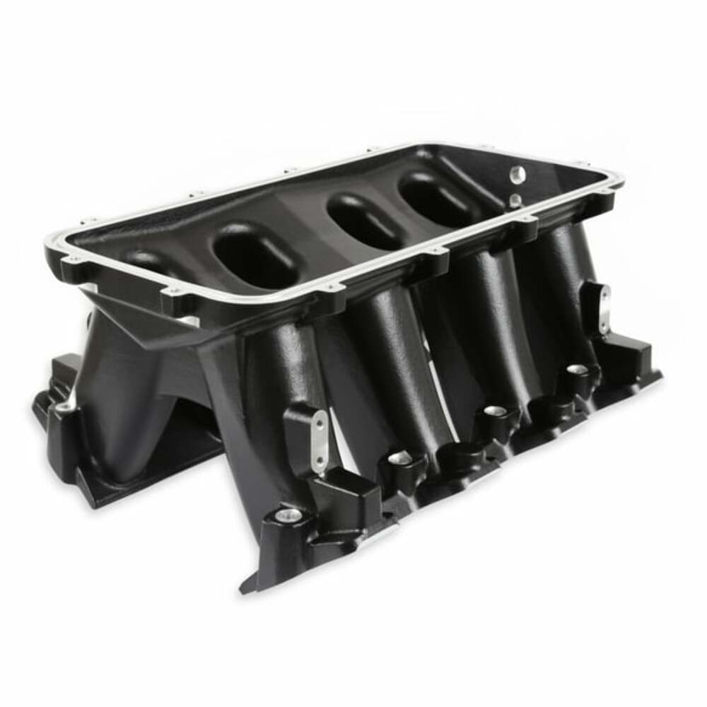 Holley Hi-Ram Lower Manifold - GM LS1/LS2/LS6-Black 300-226BK