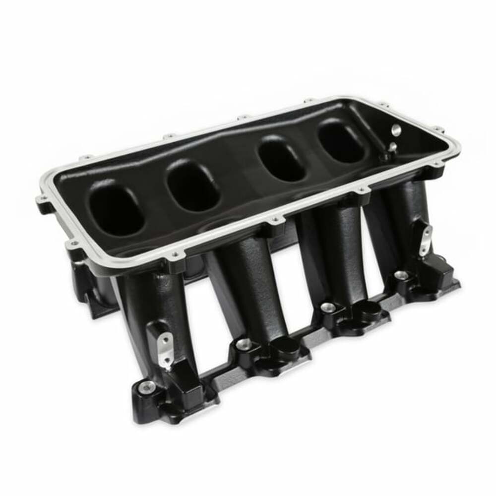 Holley Hi-Ram Lower Manifold - GM LS1/LS2/LS6-Black 300-226BK