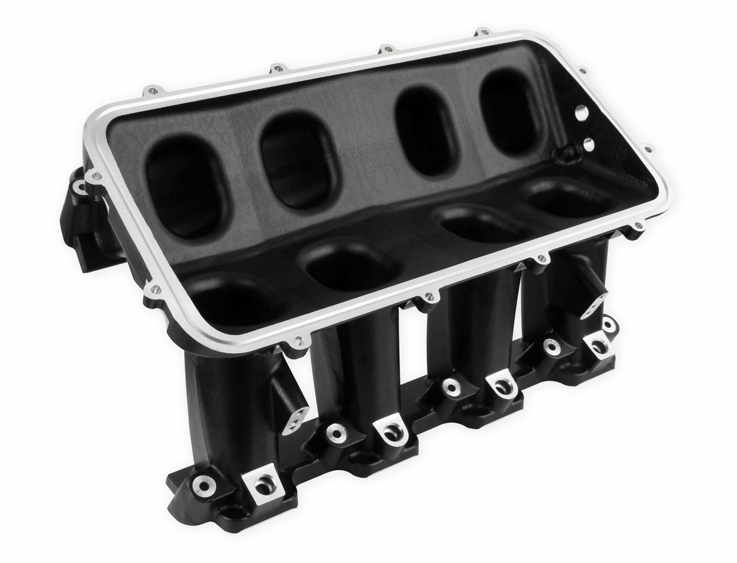Holley Hi-Ram Lower Manifold - GM LS7- Black - 300-229BK