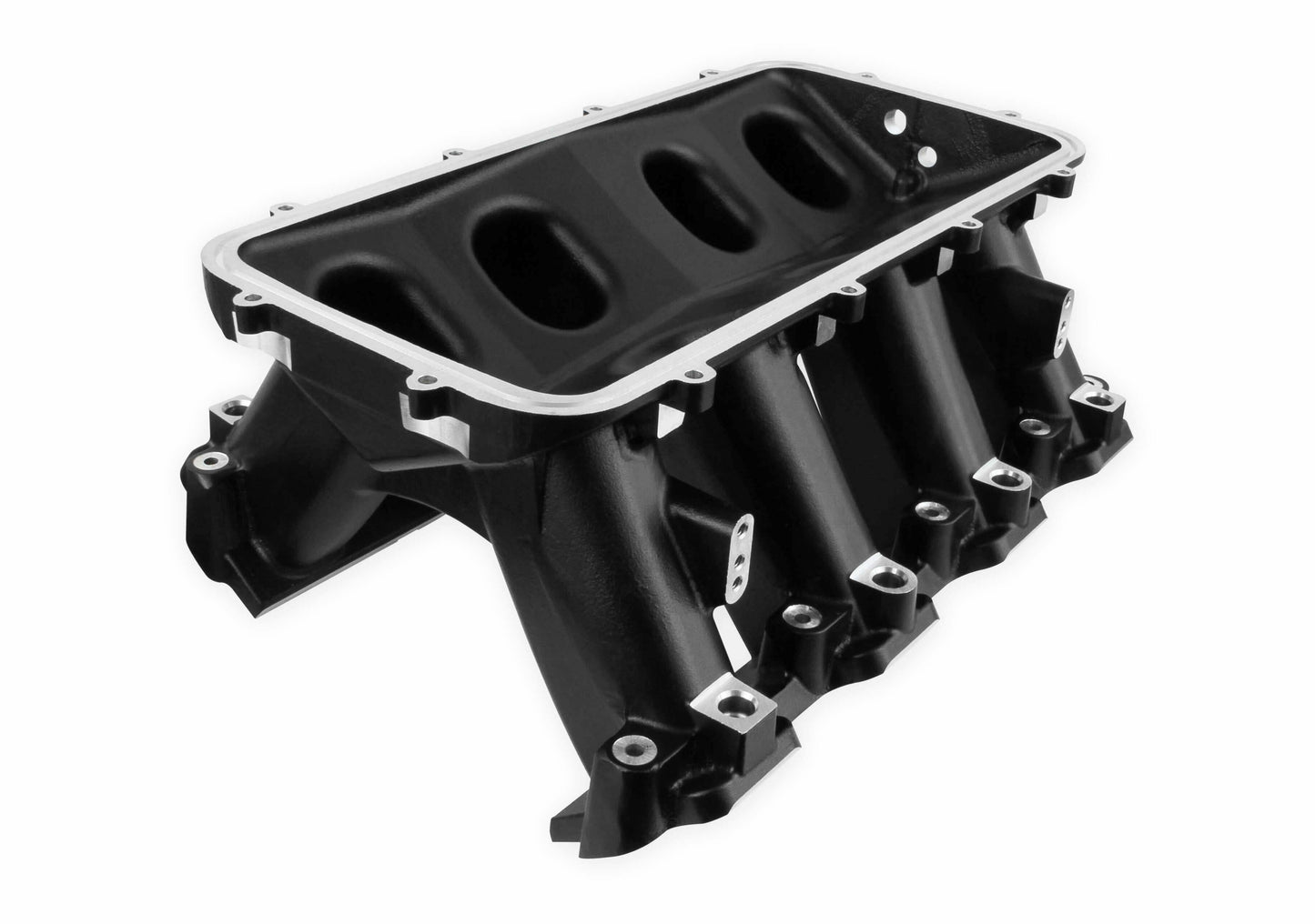 Holley Hi-Ram Lower Manifold - GM LS7- Black - 300-229BK