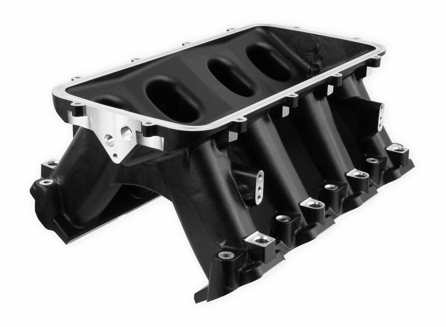 Holley Hi-Ram Lower Manifold - GM LS7- Black - 300-229BK