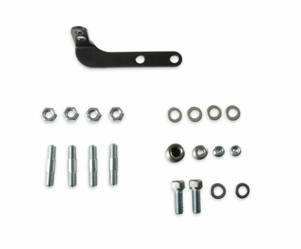 Holley EFI 300-240FBK - Throttle Body Intake Elbow 4150 - Fits Ford Throttle Bodies-Black Finish