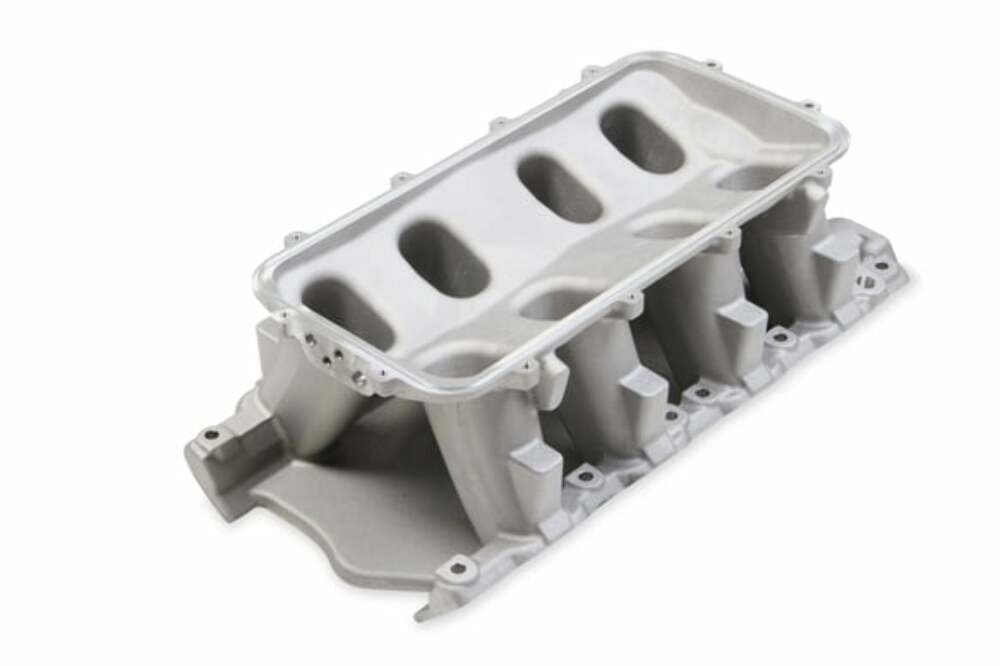 Holley 351W Ford Hi-Ram Carbureted Manifold Base - 300-243