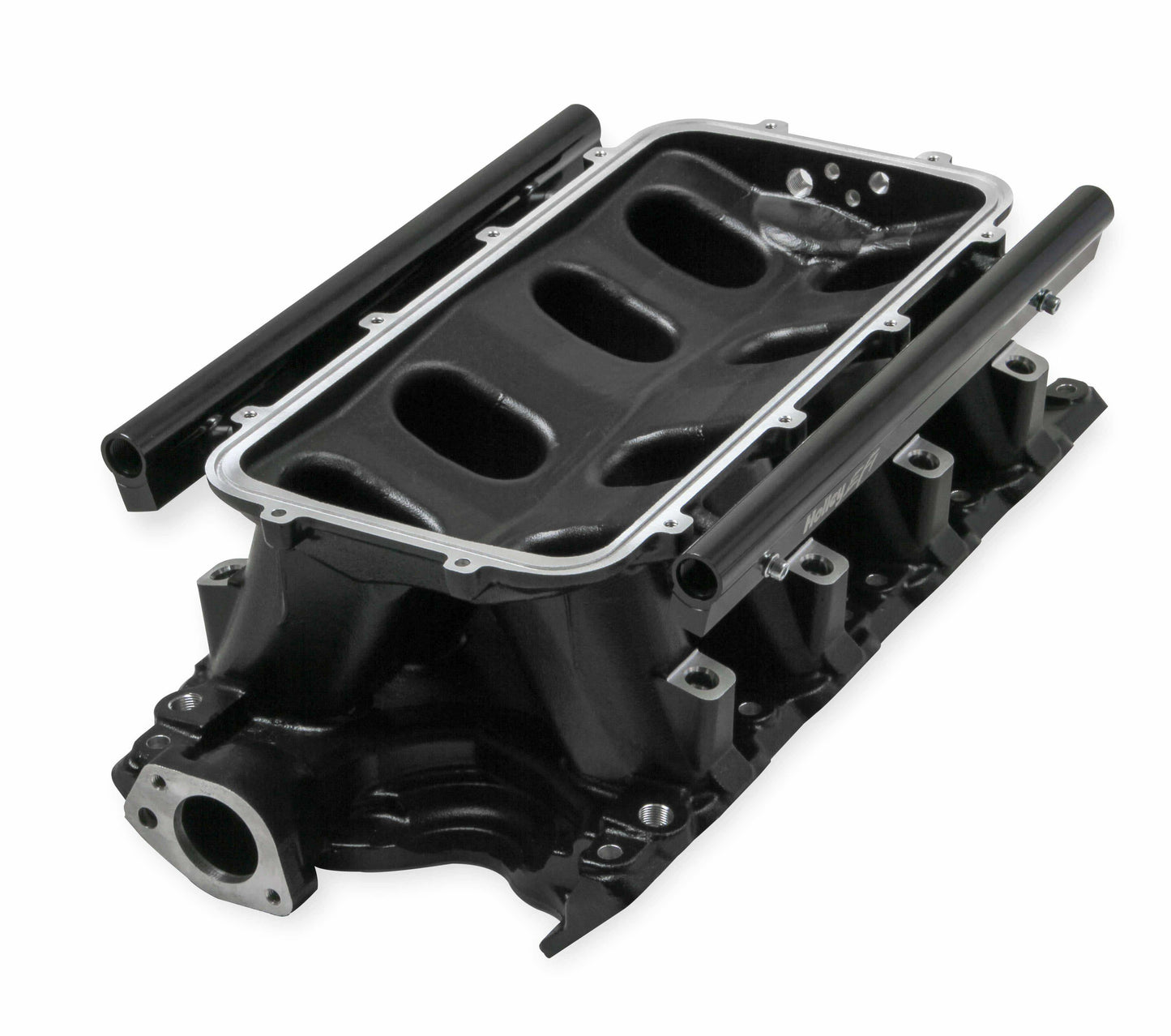 Holley Black 351W Ford Hi-Ram EFI Manifold Base - 300-244BK