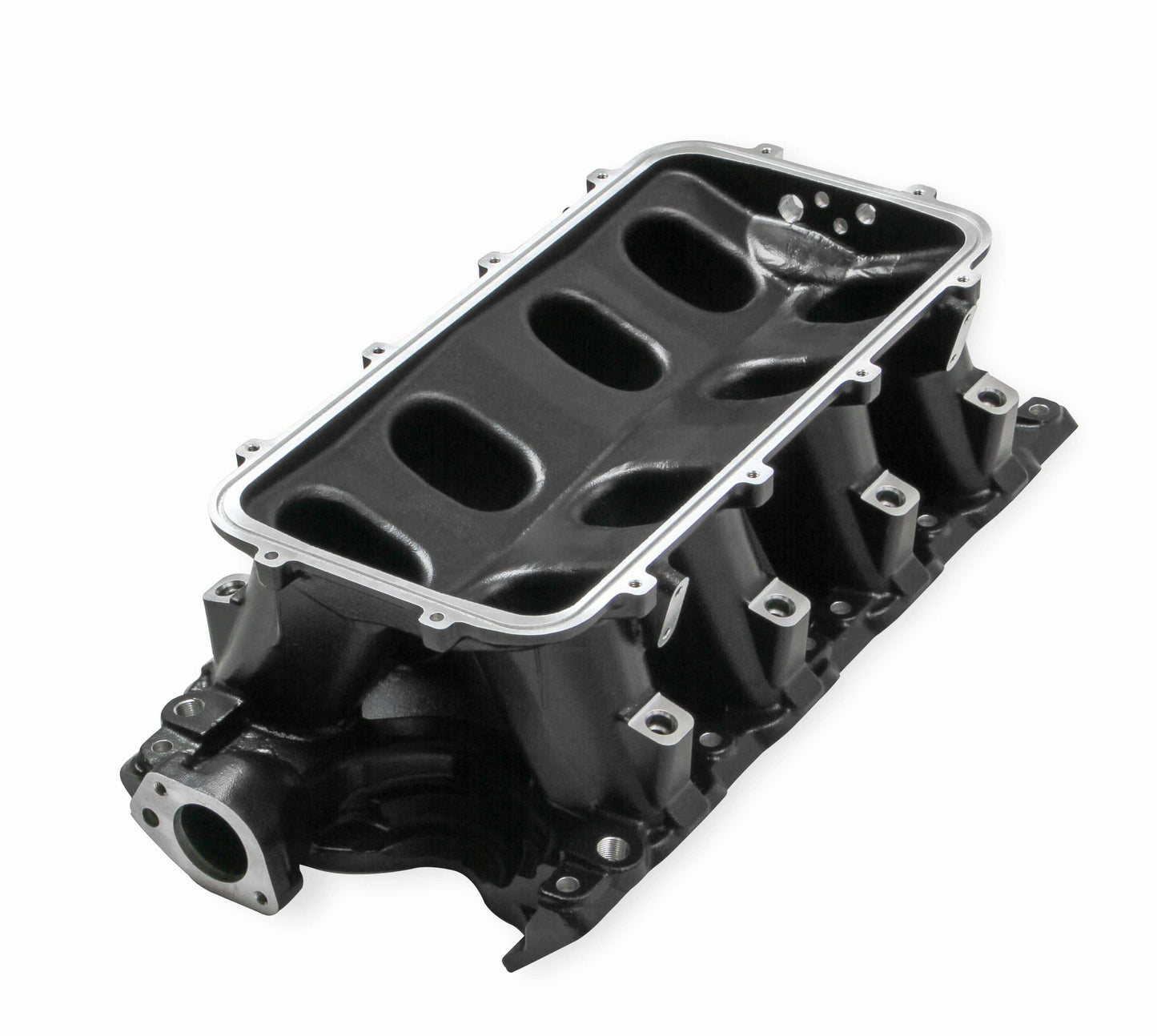 Holley Black 351W Ford Hi-Ram EFI Manifold Base - 300-244BK