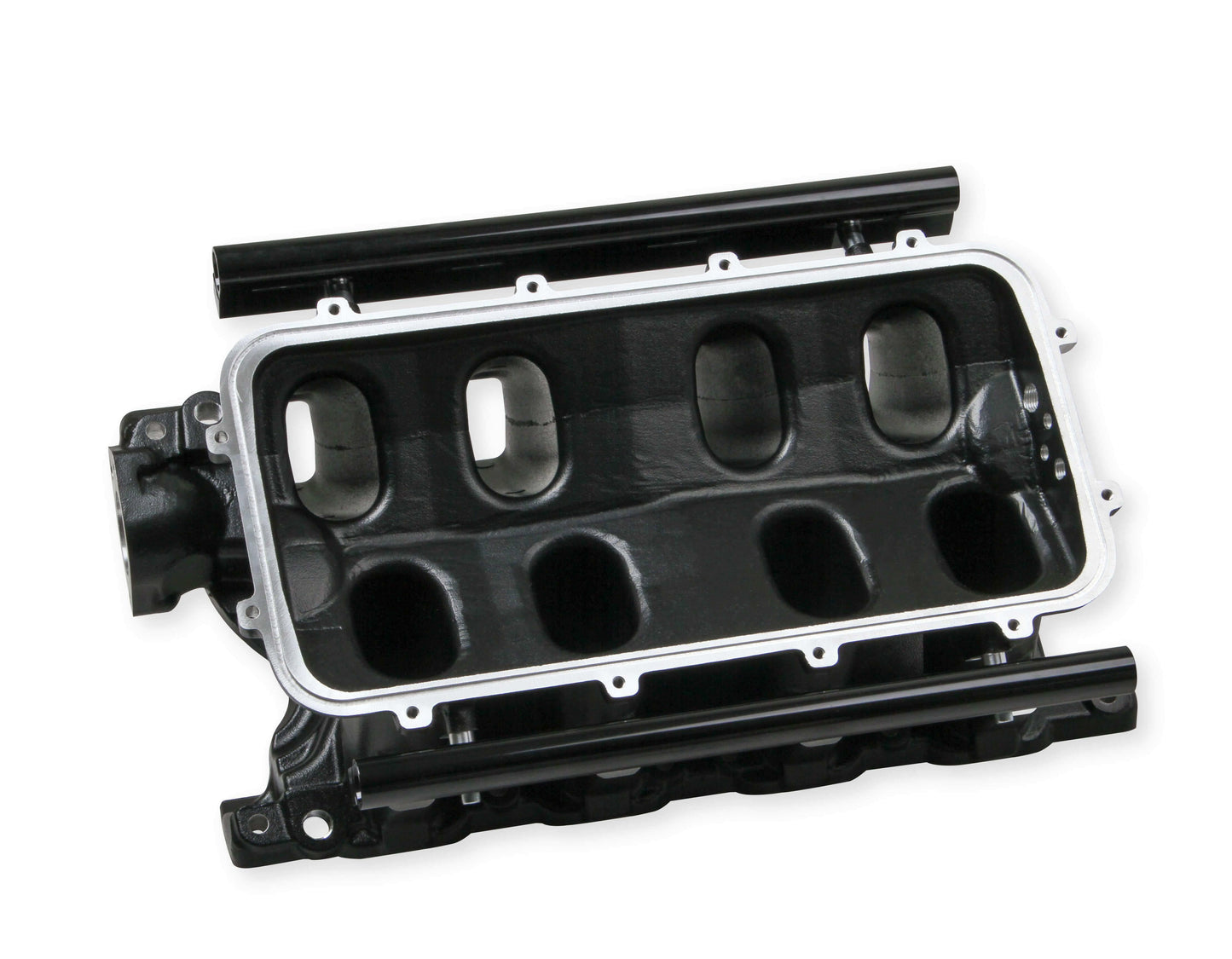 Holley Black 351W Ford Hi-Ram EFI Manifold Base - 300-244BK