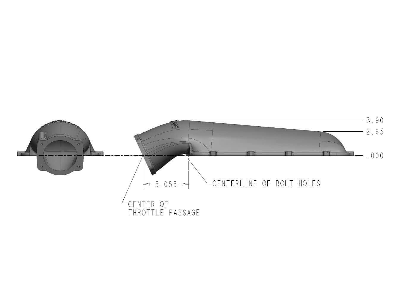 HI-RAM 95MM Plenum Top - 300-245