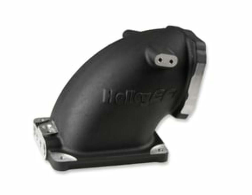 Black Cast Aluminum 4500 EFI Throttle Body Intake Elbow-Ls 300-248BK