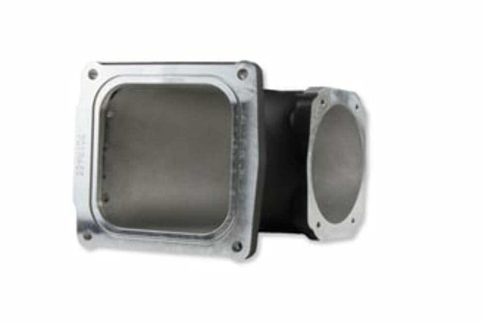 Black Cast Aluminum 4500 EFI Throttle Body Intake Elbow-Ls 300-248BK