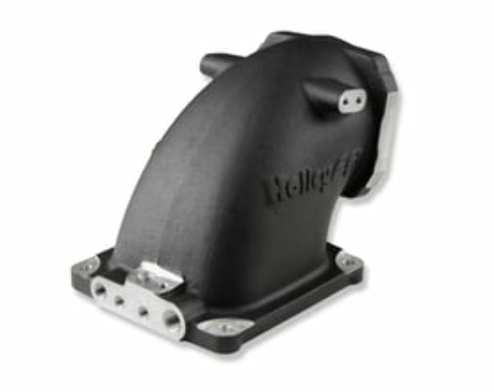 Black Cast Aluminum 4500 EFI Throttle Body Intake Elbow-Ls 300-248BK