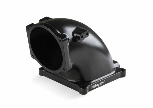 Billet 4500 EFI Throttle Body Intake Elbow-LS- Black Finish - 300-253BK