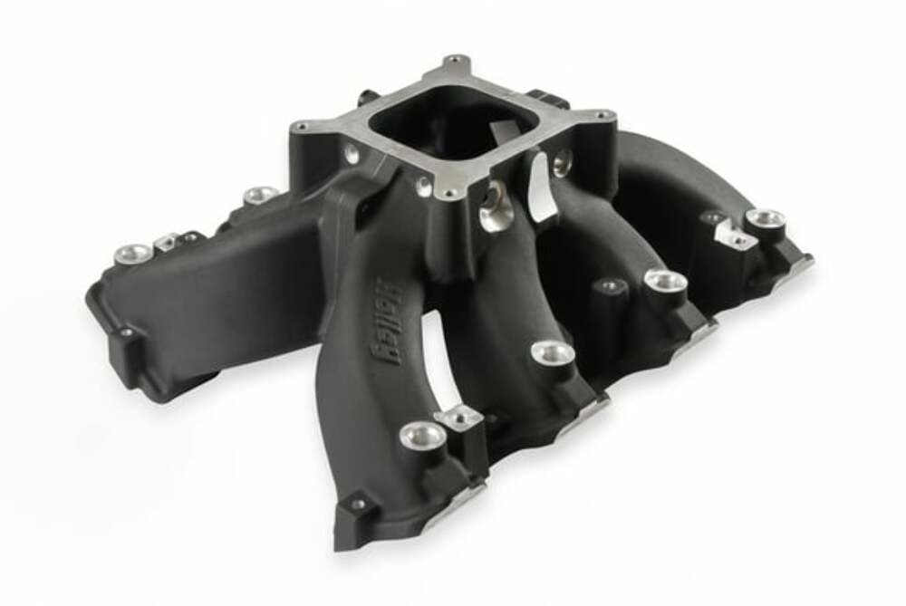 Holley Single Plane EFI Split-Design Intake Manifold GM LS1/LS2 Black 300-255BK